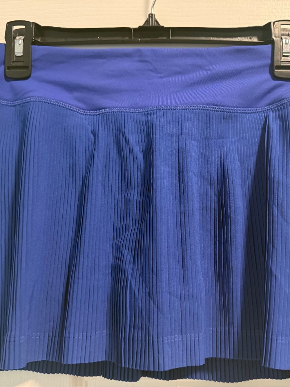 Very rare Cerulean Blue Lulu Varsity High-Rise Pleated Tennis Skirt  Sz 6 EUC